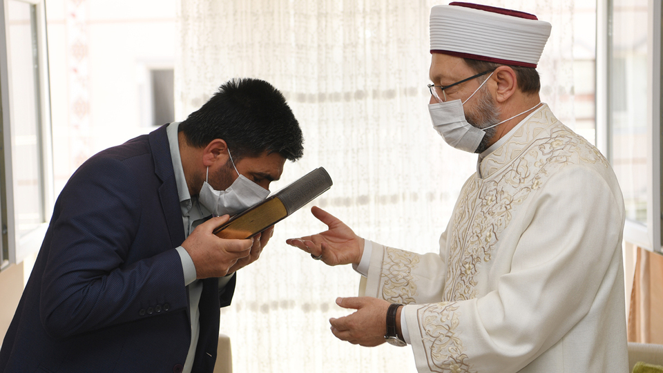 Ali Erbaş'tan Barış'ın ailesine taziye!