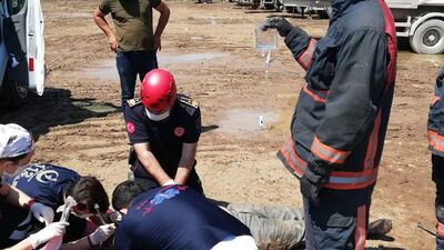 Şantiyede korkunç ölüm!