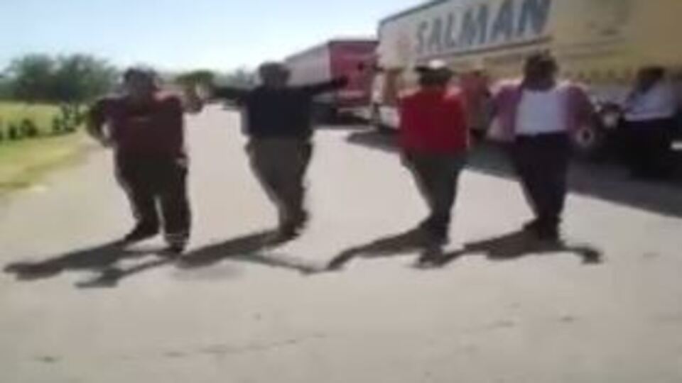 TIR şoförleri sınır kapısında halay çekti!