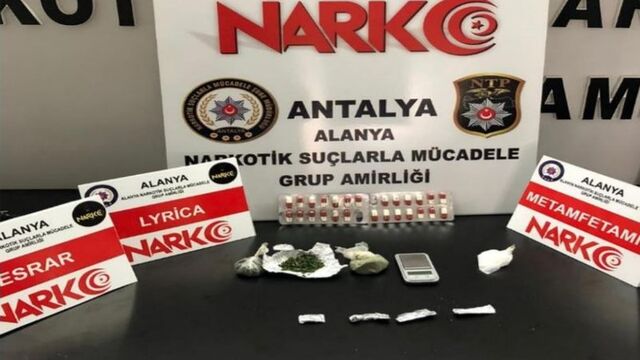 Alanya'da uyuşturucu operasyonu