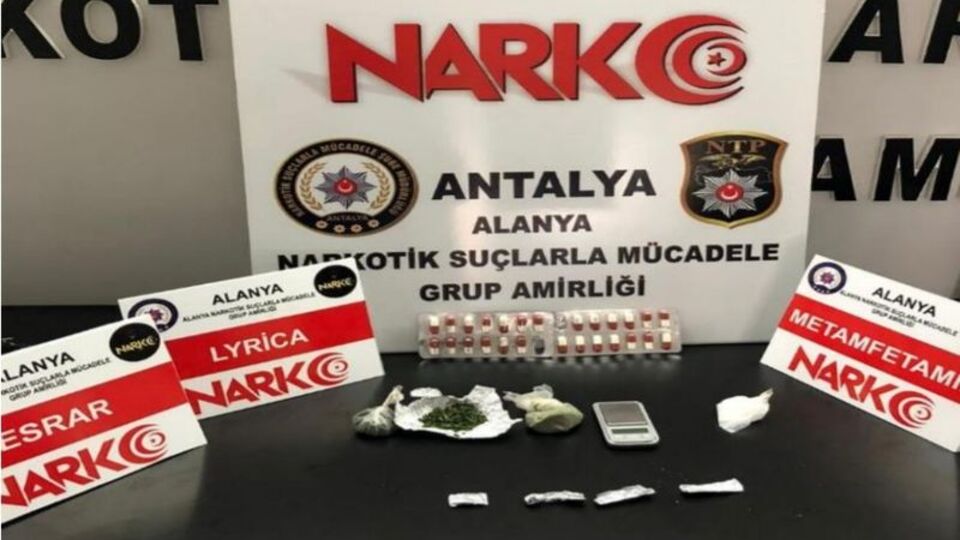 Antalya'da uyuşturucu operasyonu