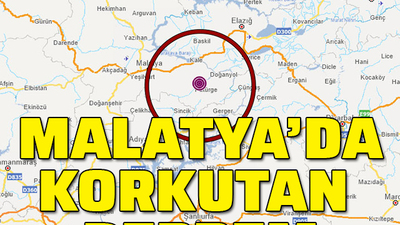 Malatya'da korkutan deprem!