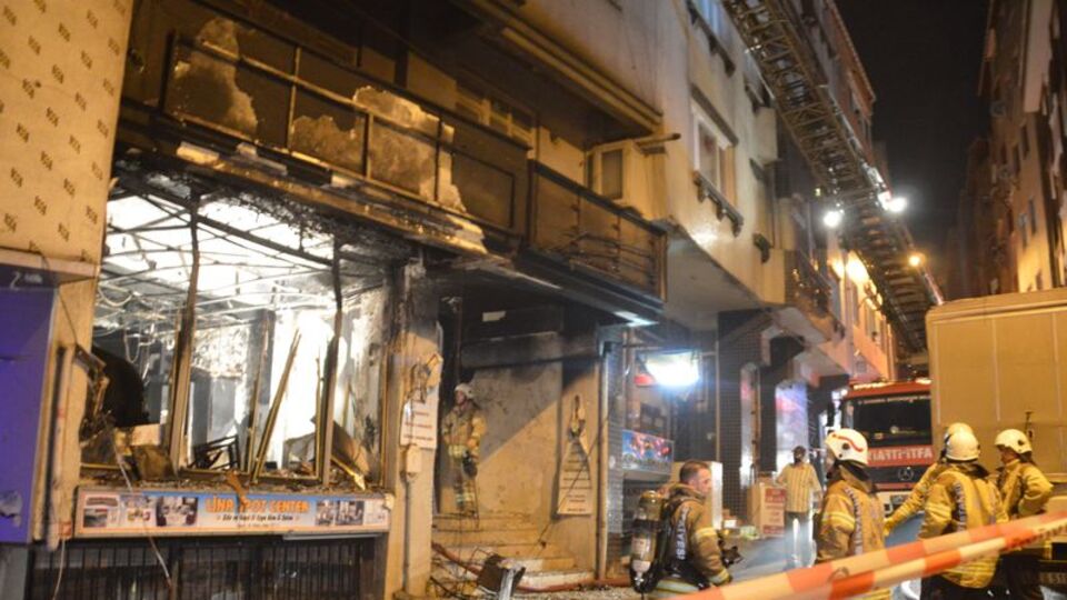 İstanbul'da korkutan yangın