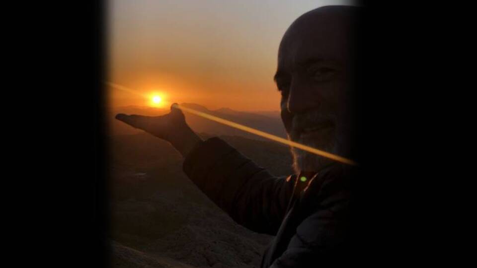 Hikmet Karaman'dan 'Nemrut' pozu