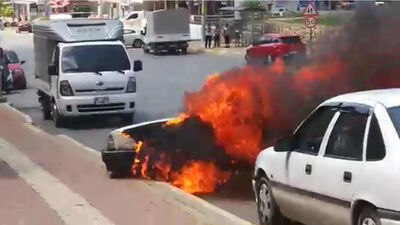 Alev topuna döndü! Yürümeye başladı!