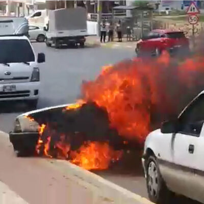 Alev topuna döndü! Yürümeye başladı!