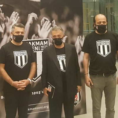 Beşiktaş'tan 'Bırakmam Seni' kampanyası
