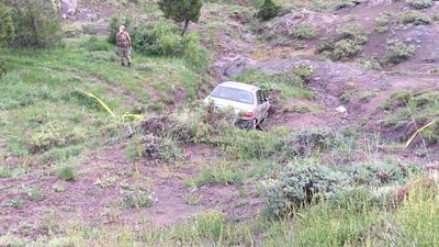 Otomobil uçuruma yuvarlandı: 1 ölü!