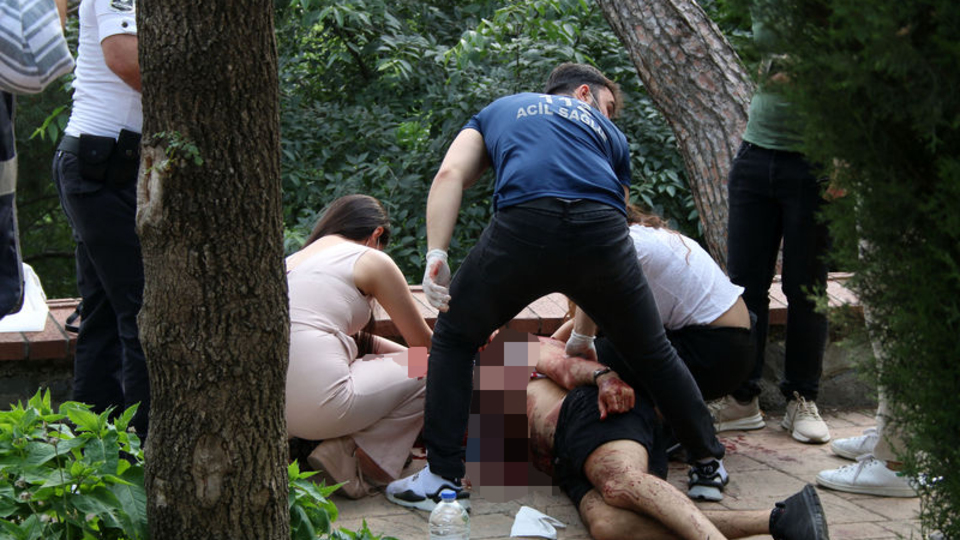 İstanbul'un göbeğinde Maçka'da vahşet!