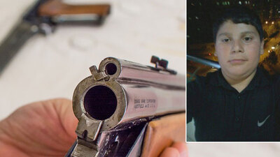 İki kardeş av tüfeğiyle oynadı! Sonrası felaket!