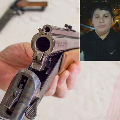 İki kardeş av tüfeğiyle oynadı! Sonrası felaket!