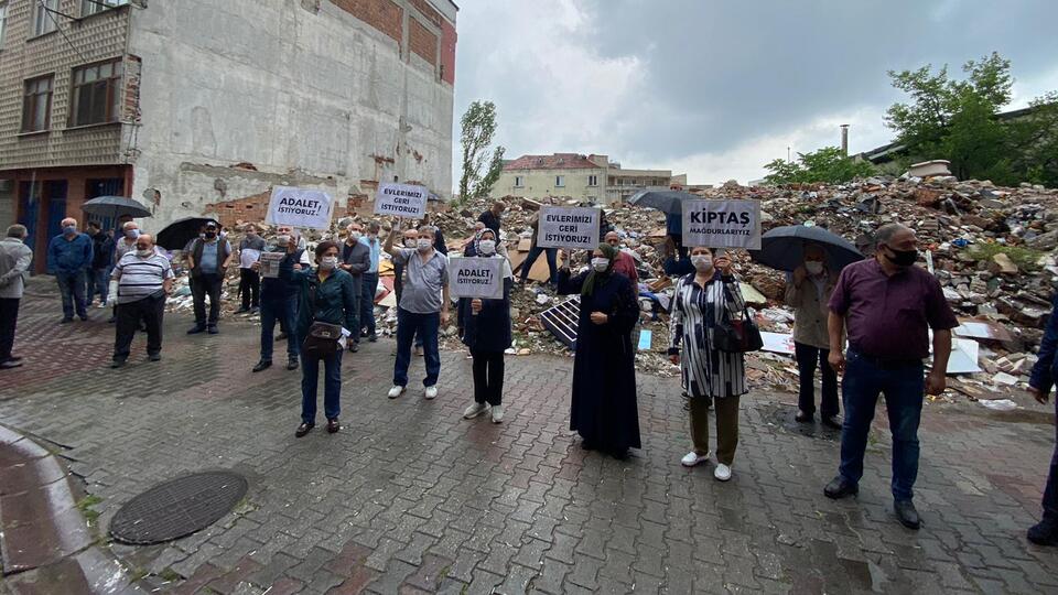 Konut mağdurları evlerini istiyor!