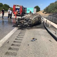 Otomobil alev aldı! Kahreden olay!