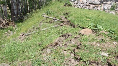 Deprem sonrası dikkat çeken görüntü!