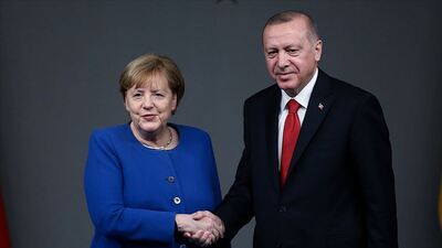 Cumhurbaşkanı Erdoğan, Merkel'le mutabık