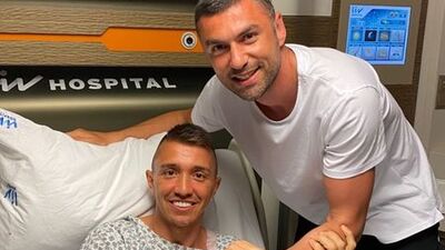 Burak Yılmaz'dan Muslera'ya ziyaret