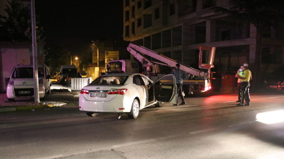 Isparta'da trafik kazası!