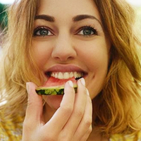 Meryem'in karpuz keyfi