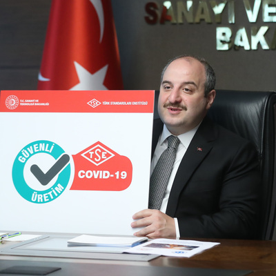 "Sanayide antikor testlerine 13 ilde başlıyoruz"