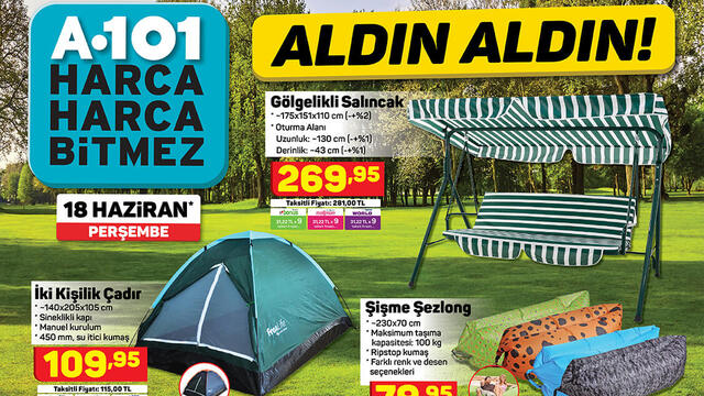 A101 18 Haziran aktüel indirimli ürünler
