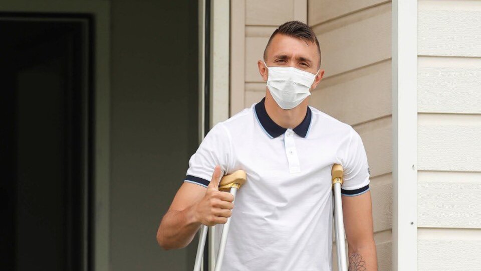 Muslera idmanı izledi