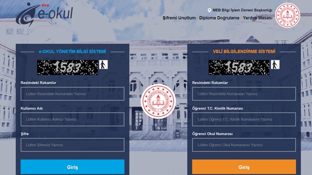 E-okul VBS öğrenci girişi 2020