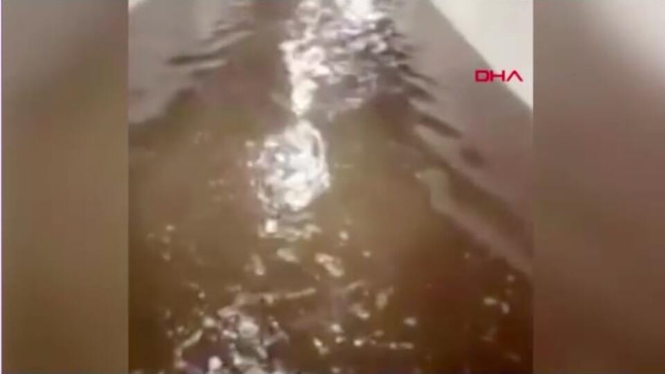 Rusya'da sağanak yağış hastaneyi vurdu