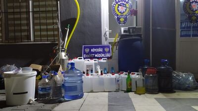 Muğla'da sahte içki operasyonu!