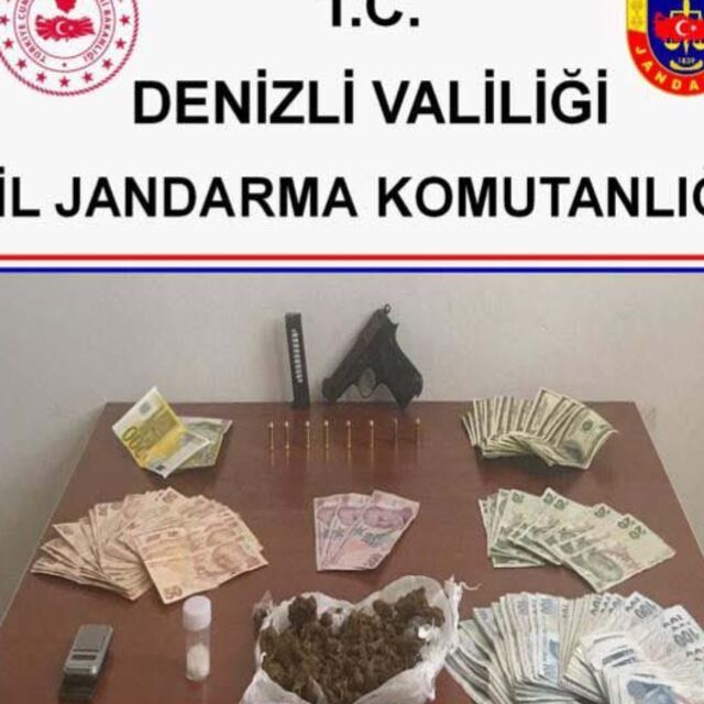 Denizli'de uyuşturucu operasyonu!