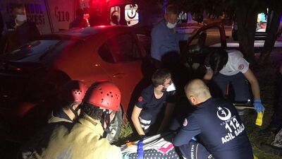 Arnavutköy'de trafik kazası: Yaralılar var