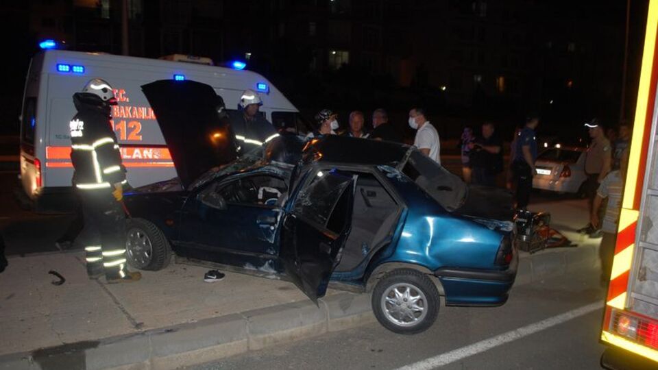 Tekirdağ'da otomobil takla attı: 4 yaralı