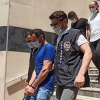 Trafikte darp edildi! Pompalıyla geri döndü!