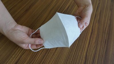 Bu maske kağıt atıklardan üretildi