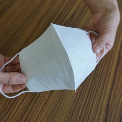 Bu maske kağıt atıklardan üretildi