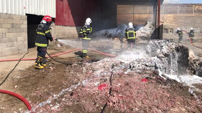 Kahramanmaraş'ta tekstil fabrikasında yangın!