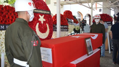 Pençe-Kaplan şehidi için son görev