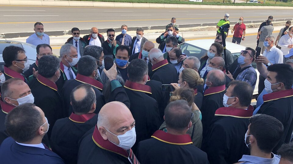 Baro başkanları Ankara'da! Yürüyüşe izin verilmedi