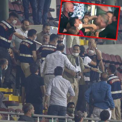 Alanya'da maç sonu büyük olay!