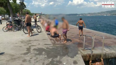 Emirgan sahili plaj mı, meyhane mi!