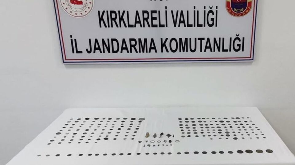 Kırklareli'de kaçak tarihi eser operasyonu