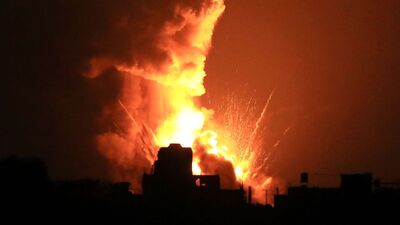 İsrail'den Gazze'ye hava saldırısı