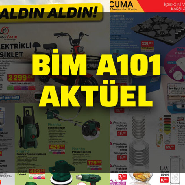 BİM A101 aktüel ürünler kataloğu