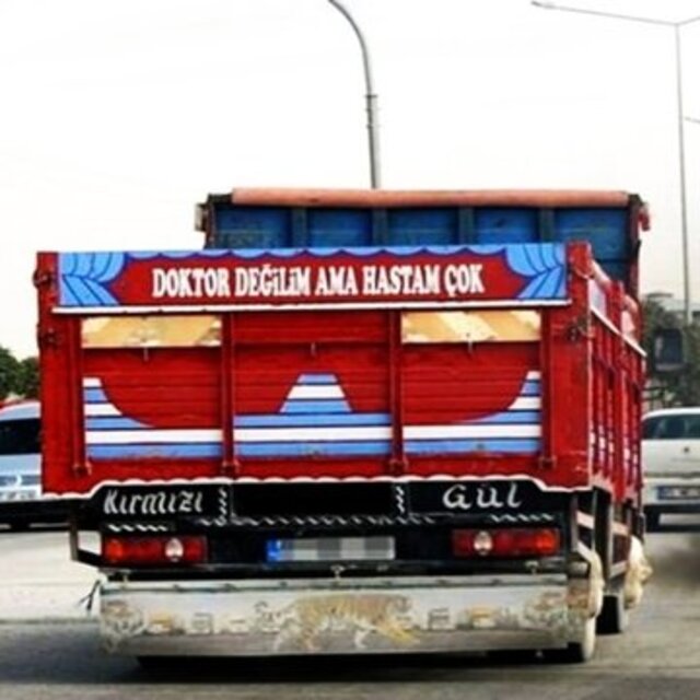 Yeni nesil kamyon arkası yazısı