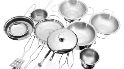 Çelik mutfak araç ve gereç temizliği