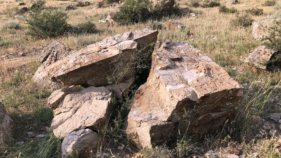 Dağda gezerken kayaların içinde buldu...