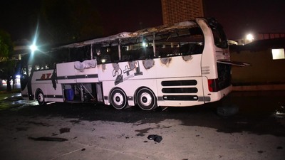 Otobüs yangınında çarpıcı ayrıntı!
