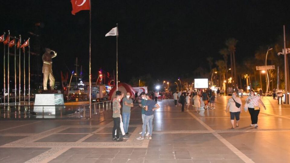 Marmaris'te deprem! 5.2'in ardından 4.4