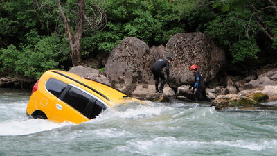 Tunceli'de feci kaza!