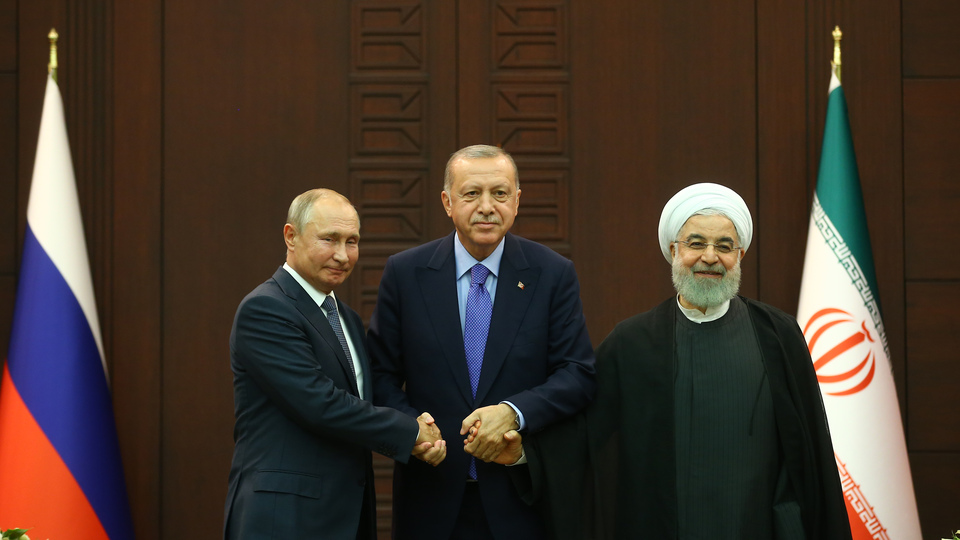 Erdoğan, Putin ve Ruhani yarın Suriye'yi görüşecek