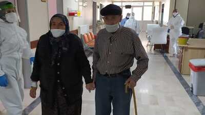 95 yaşında koronayı yendi!